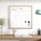 Martha Stewart Everette 18in. x 18in. Magnetic Monthly Calendar Dry Erase Board, w/Dry Erase Marker and 2 Mgnts BR-PM-MWP-4545-LN-MS - alternate 1